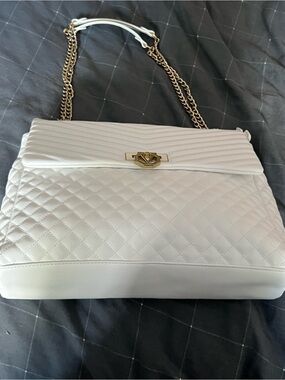 Valentino by Mario Valentino Margaritas White Quilted Chain Shoulder Bag